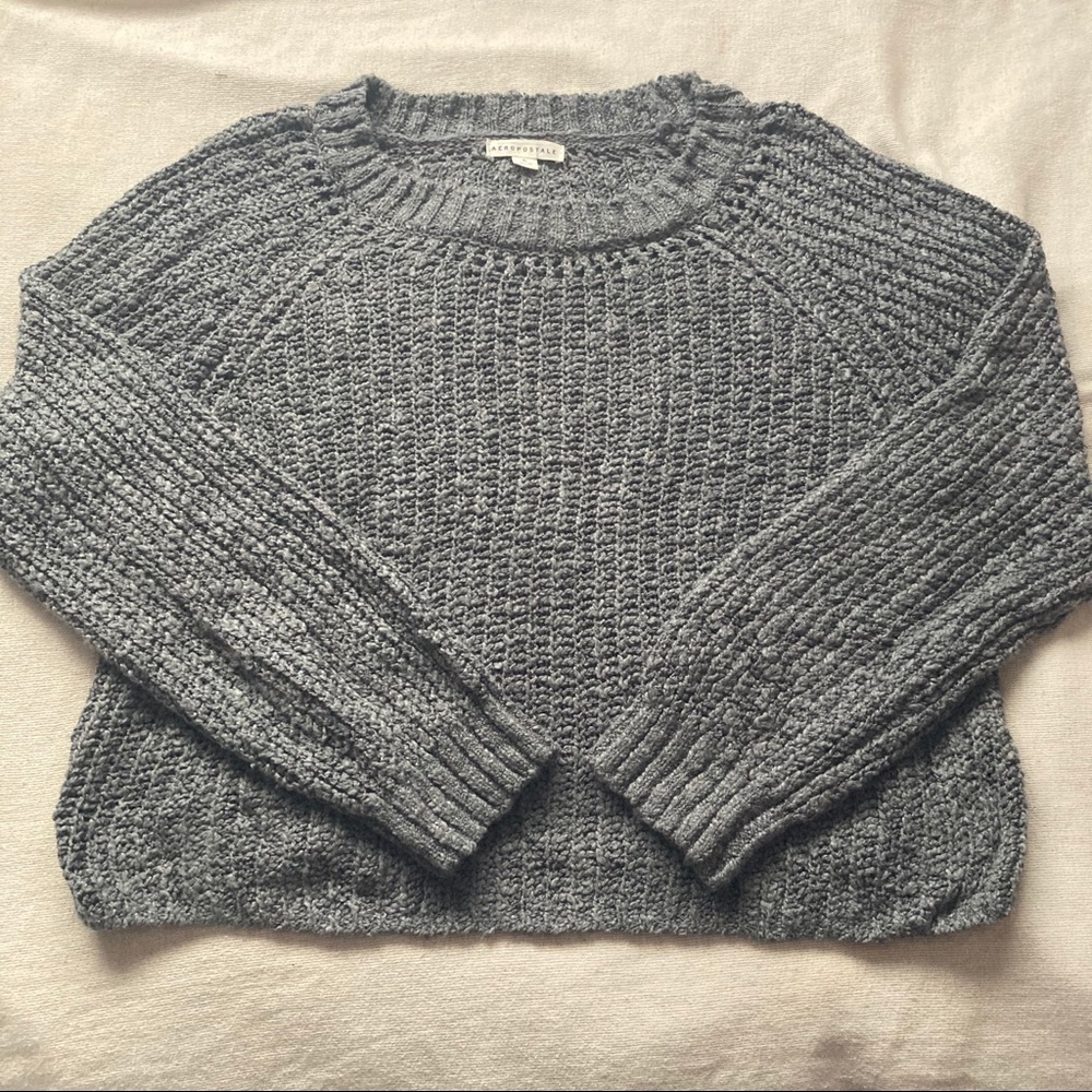 COPY - Gray Chunky Knit Sweater